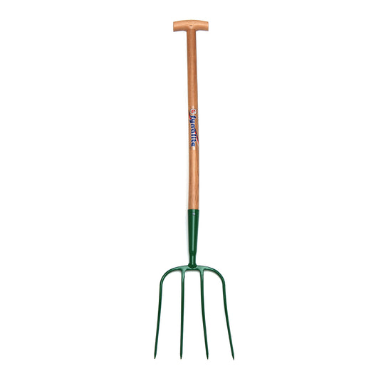 Fynalite Manure Fork 4 Prong T Grip Ash Handle