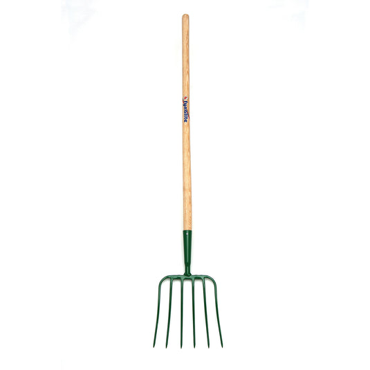 Fynalite Manure Fork 6 Prong Ash Handle Extra Long