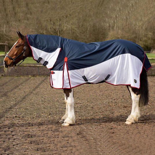Gallop Trojan Turnout Fly Rug Combo Navy