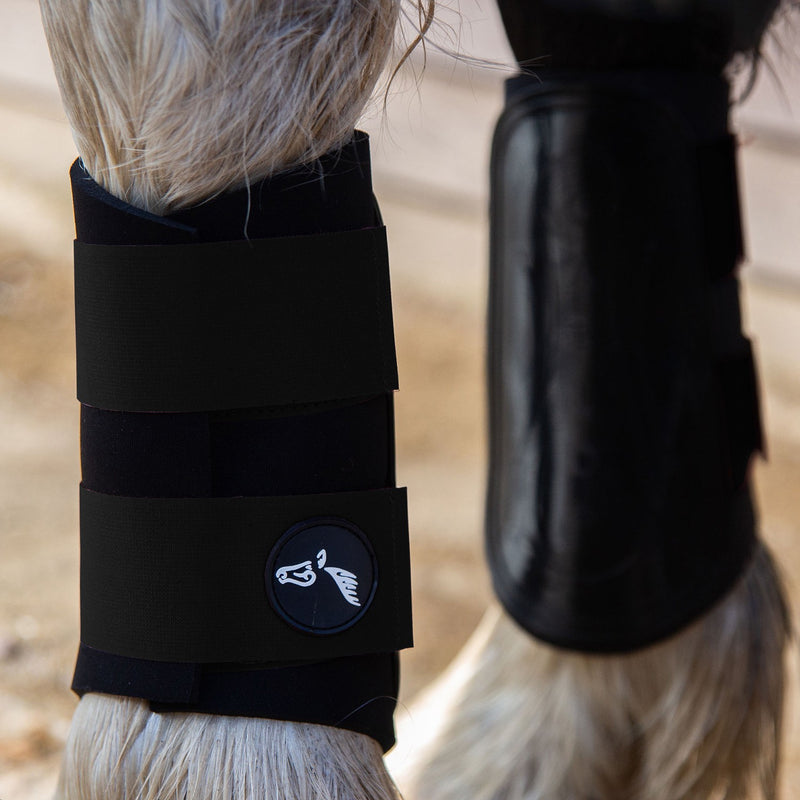 Load image into Gallery viewer, Gallop Gp Brushing Boots Black
