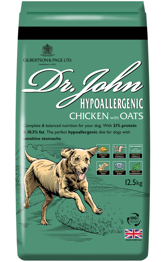 Dr John Hypoallergenic Chicken with Oats 12.5kg