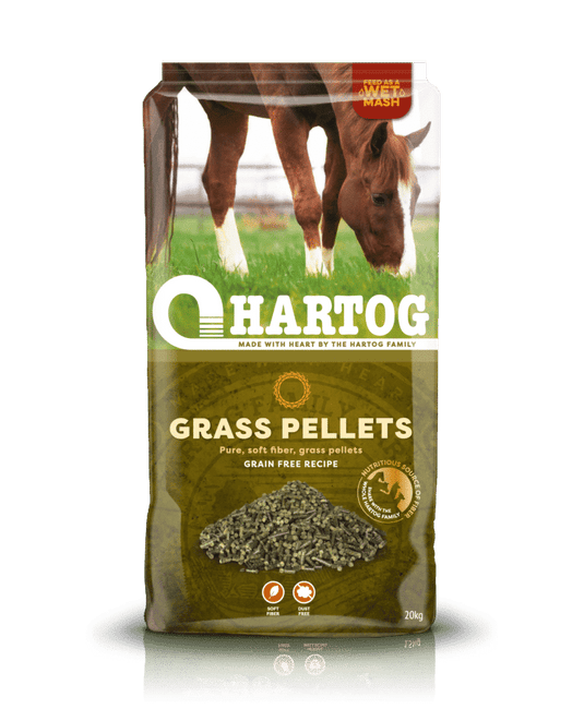 Hartog Grass Pellets 20kg horse feed bag