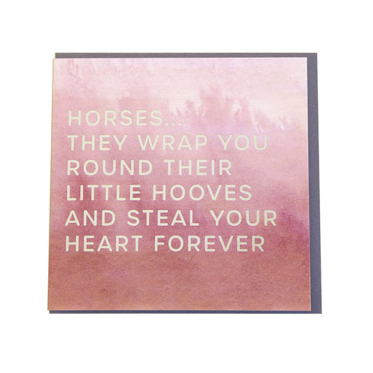 Gubblecote Foiled Greetings Card