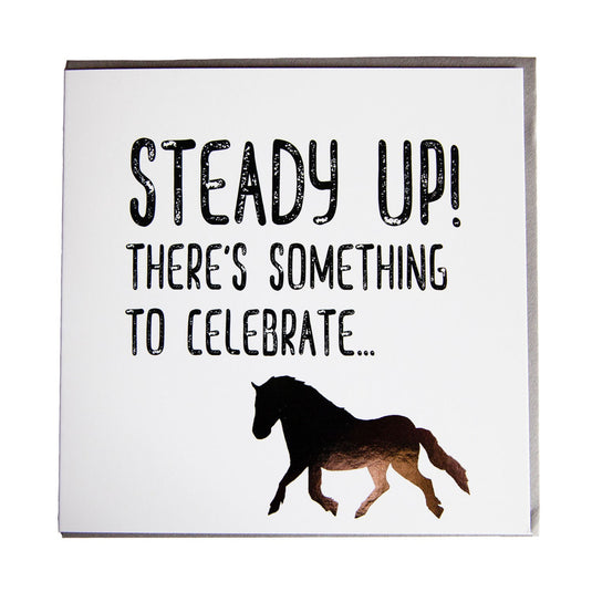 Gubblecote Foiled Greetings Card