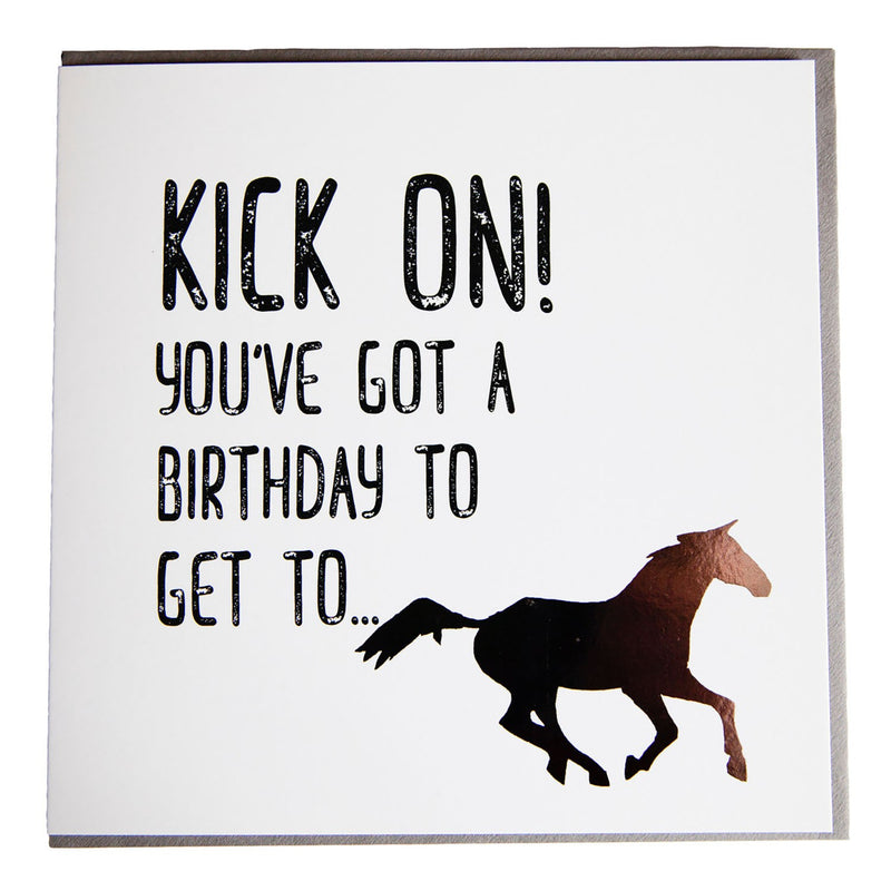 Load image into Gallery viewer, Gubblecote Foiled Greetings Card
