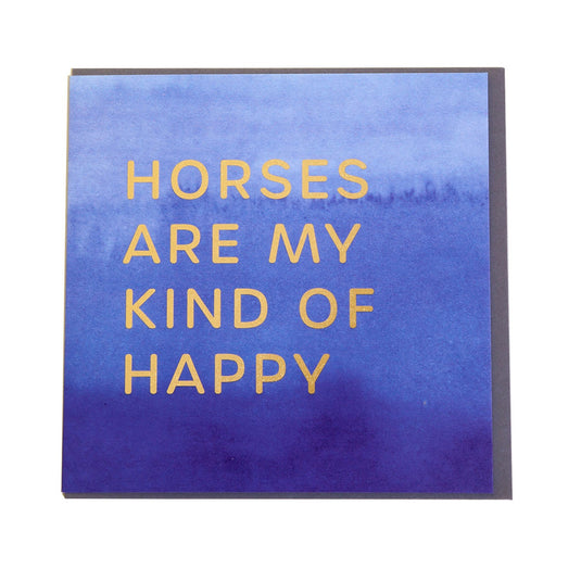 Gubblecote Foiled Greetings Card