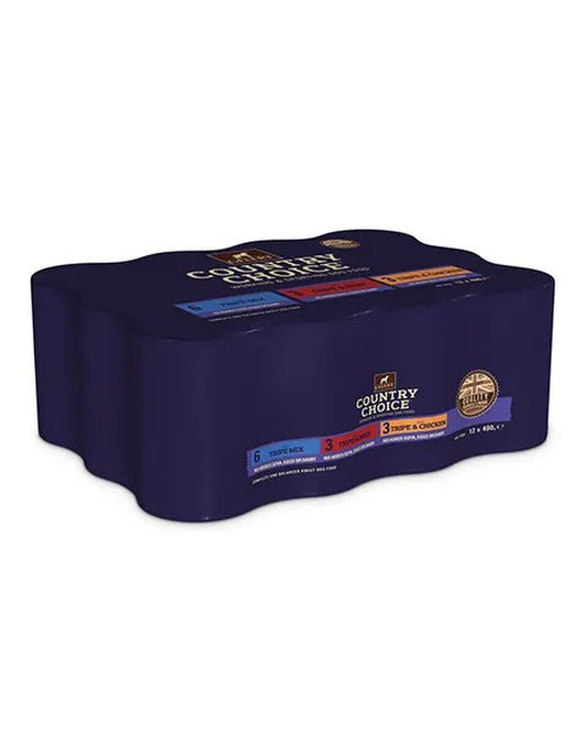 Gelert Country Choice Tripe Variety Pack 12 x 400g