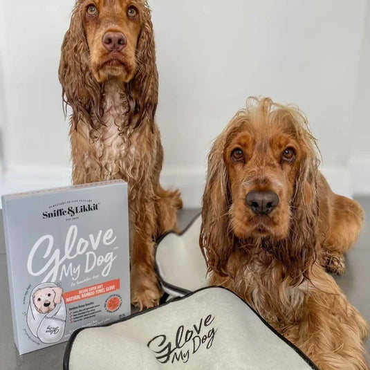 Sniffe & Likkit - Glove My Dog (Natural Bamboo Towel)