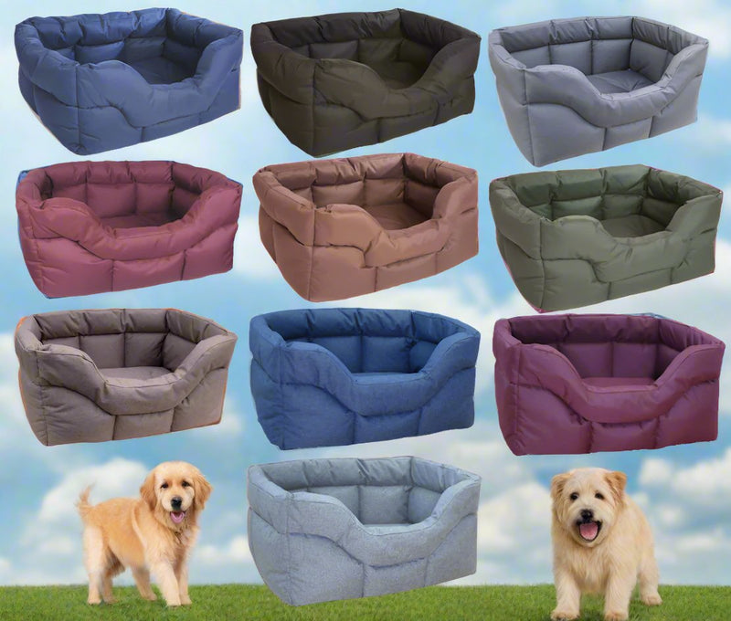 Load image into Gallery viewer, Country Dog Heavy Duty Rectangular High Sided Waterproof Dog Beds
