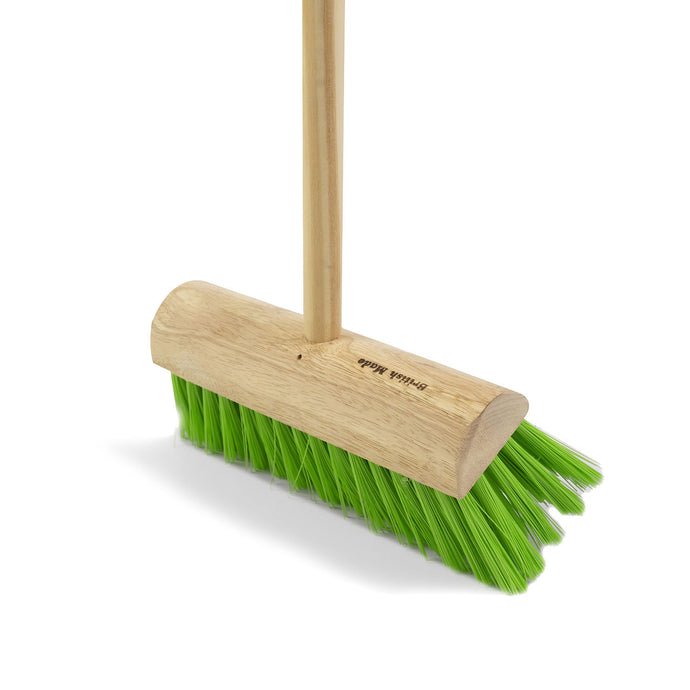 Hillbrush Trade Yard Broom Medium Polyprop With Handle