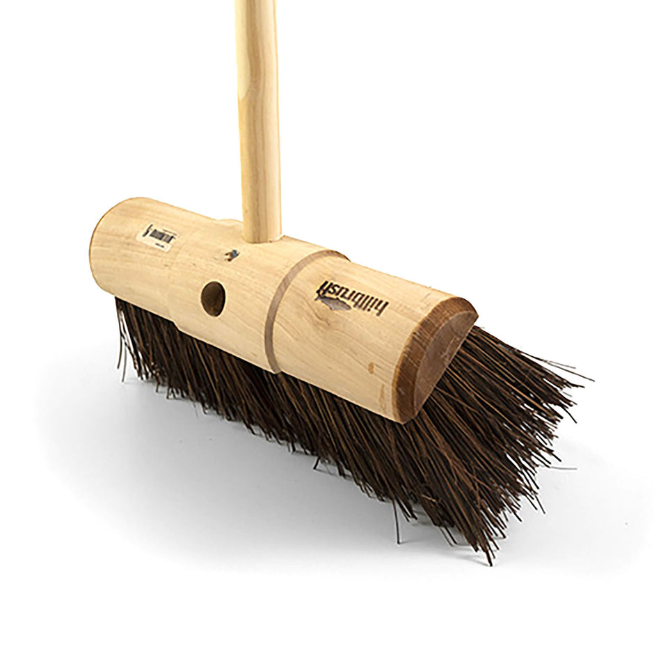 Hillbrush Trade Yard Broom Head Stiff Pure Sherbro