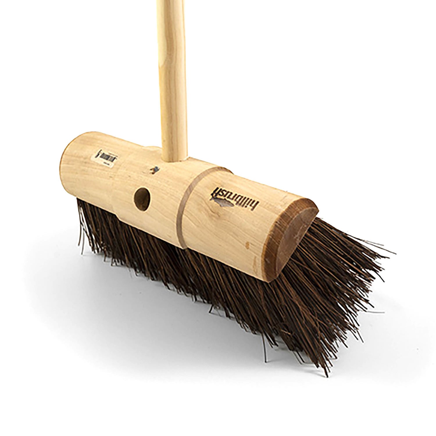 Hillbrush Trade Yard Broom Head Stiff Pure Sherbro