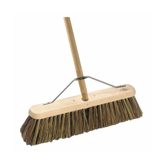 Hillbrush Platform Broom C/Whandle/Stay Very Stiff H8/3 Fhs