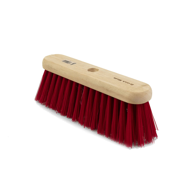 Hillbrush Trade Sweeping Broom Head Stiff Pvc Red