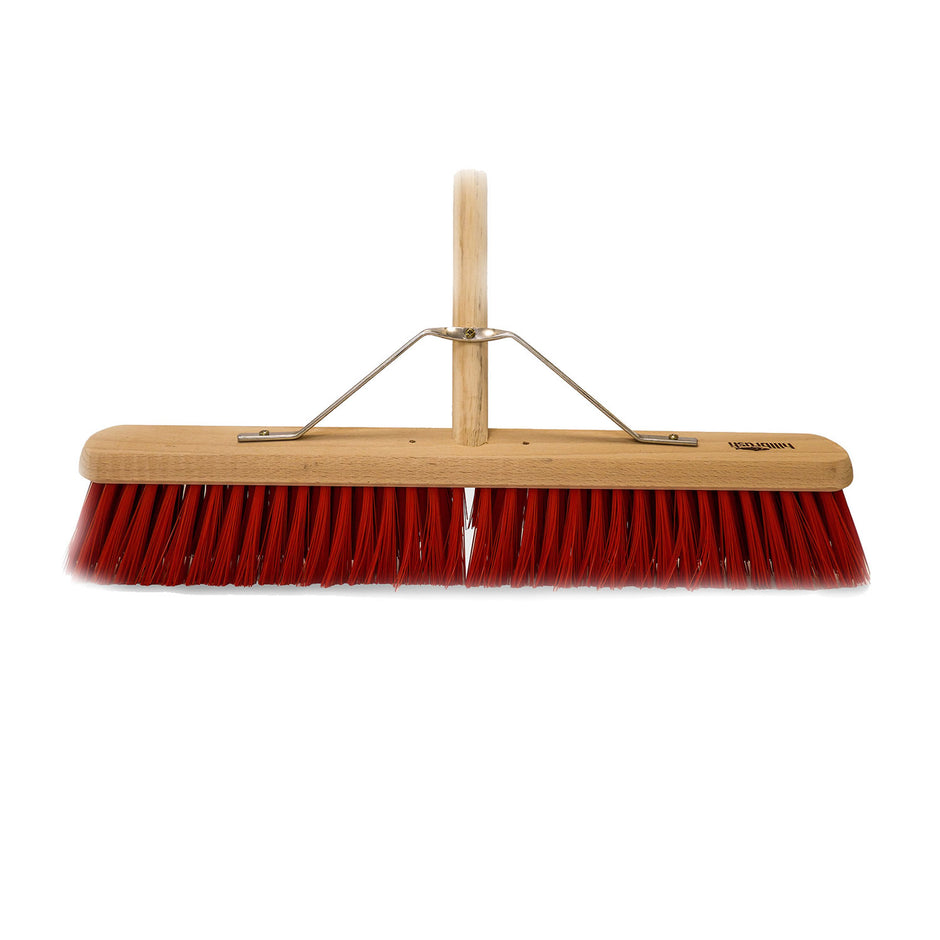 Hillbrush Trade Platform Broom Medium Pvc Red With Handle