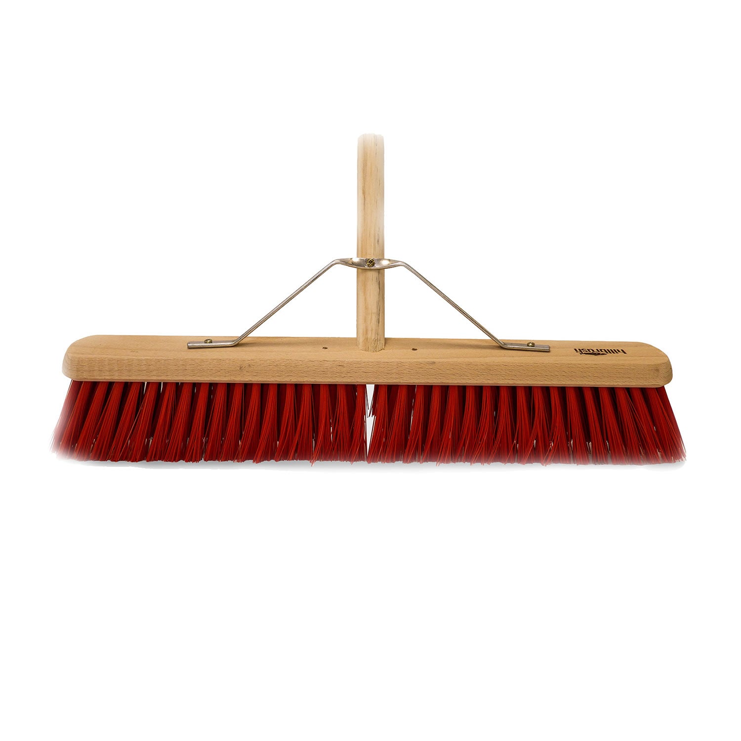 Hillbrush Trade Platform Broom Medium Pvc Red With Handle