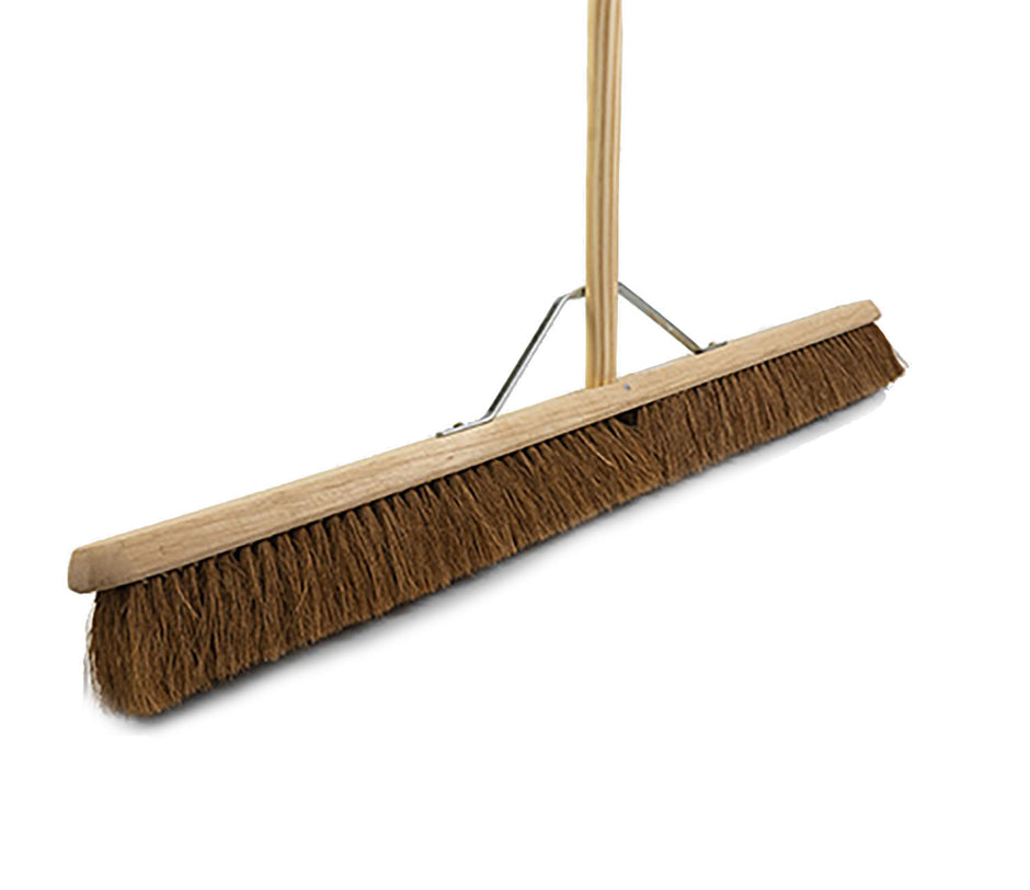Hillbrush Budget Platform Broom With Fitted Handle
