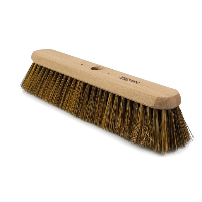 Hillbrush Trade Platform Broom Head Soft Recycled Pet Brown