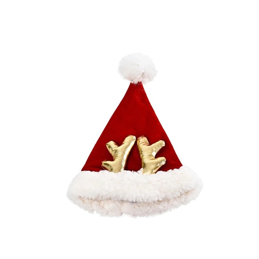 House Of Paws Christmas Toy Santa Hat With Antlers