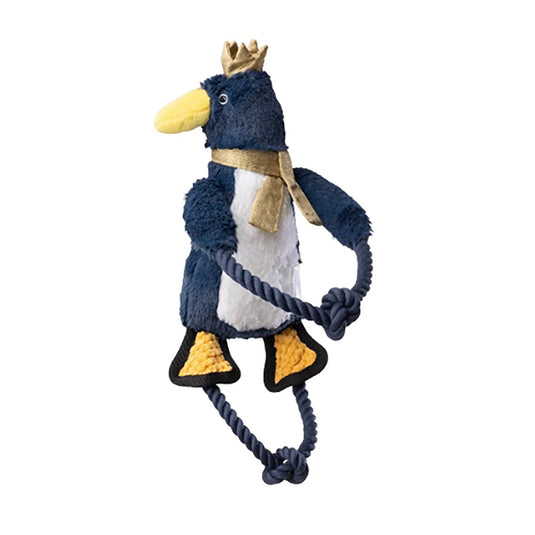 House Of Paws Christmas Toy Royal Golden Penguin