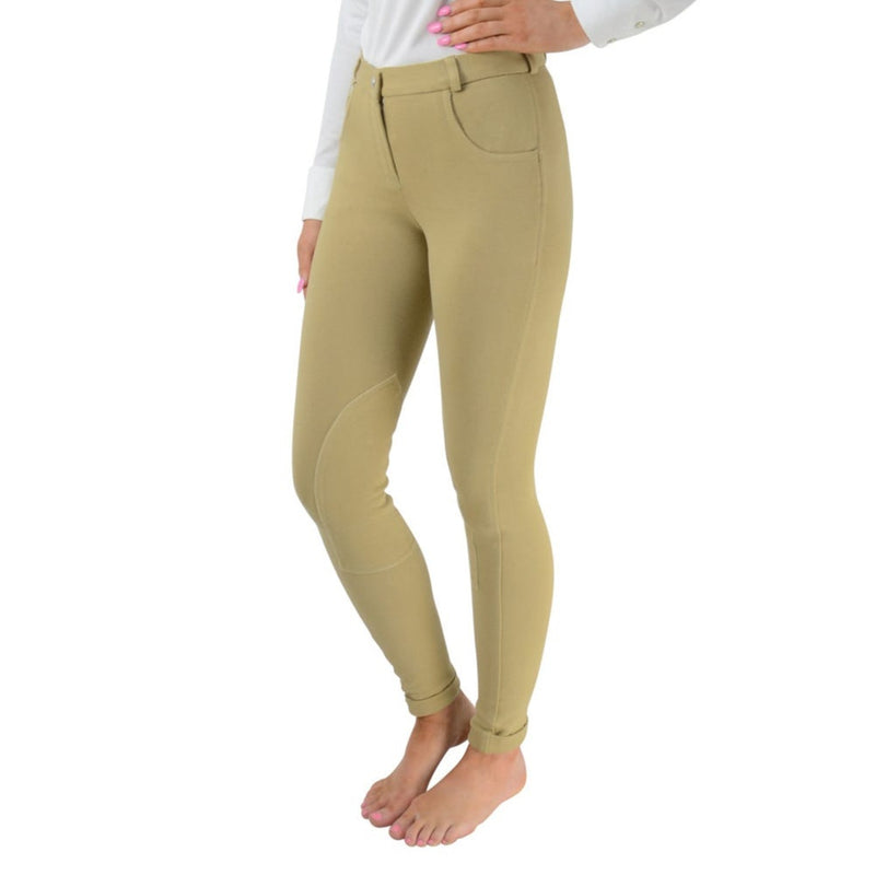 Load image into Gallery viewer, Hy Equestrian Burton Jodhpurs Ladies Beige
