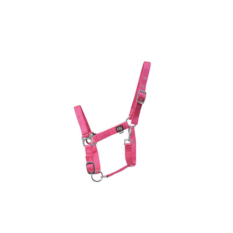 Load image into Gallery viewer, Hy Equestrian Economy Plus Headcollar Cerise Pink
