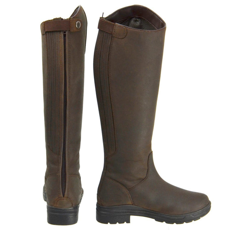 Load image into Gallery viewer, Hy Equestrian Waterford Country Riding Boots Dark Brown
