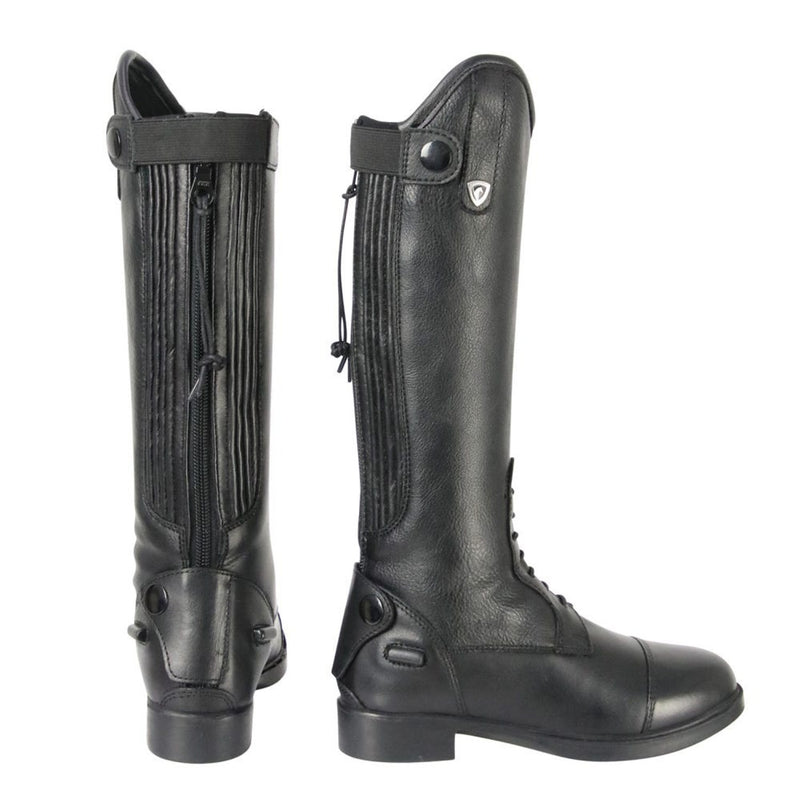 Load image into Gallery viewer, Hy Equestrian Scarlino Field Riding Boots Child Blac
