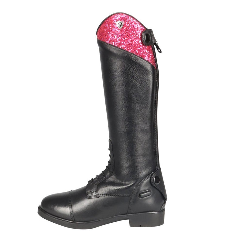 Load image into Gallery viewer, Hy Equestrian Eren Riding Boots Child Black/Pink
