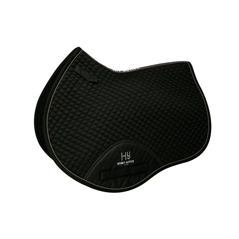 Load image into Gallery viewer, Hy Sport Active Close Contact Saddle Pad Black
