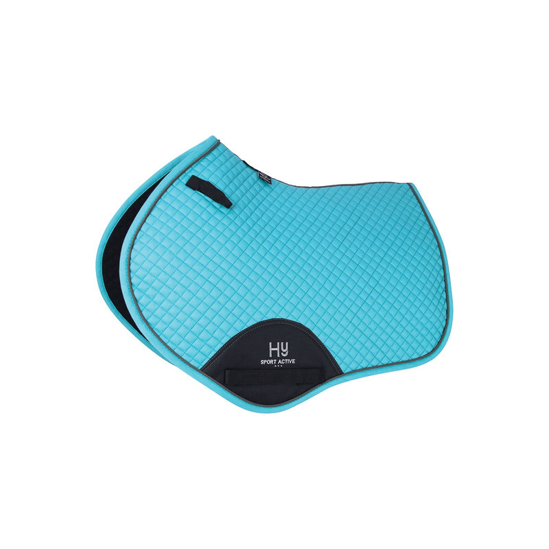 Load image into Gallery viewer, Hy Sport Active Close Contact Saddle Pad Sky Blue
