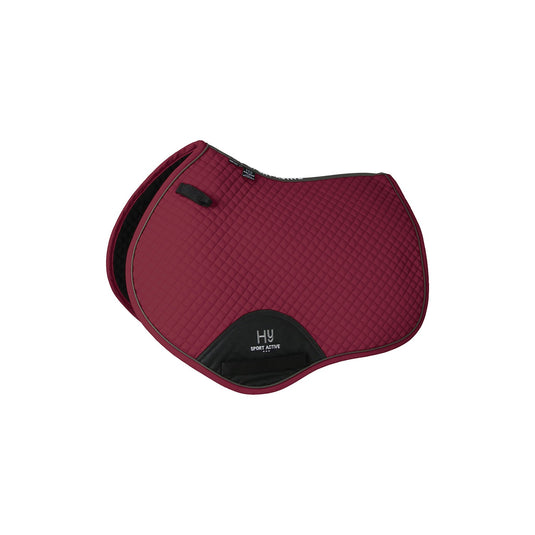 Hy Sport Active Close Contact Saddle Pad Vivid Merlot