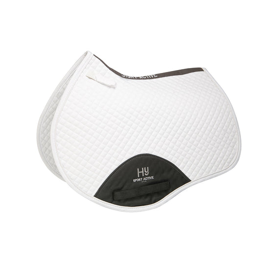 Hy Sport Active Close Contact Saddle Pad White