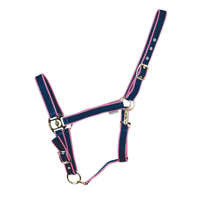 Load image into Gallery viewer, Hyconic Headcollar Navy/Pink
