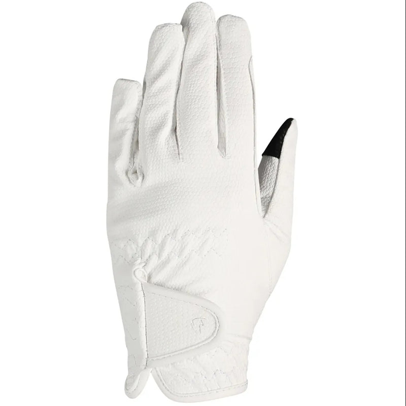 Load image into Gallery viewer, Hy Equestrian Cottenham Elite Riding Gloves White
