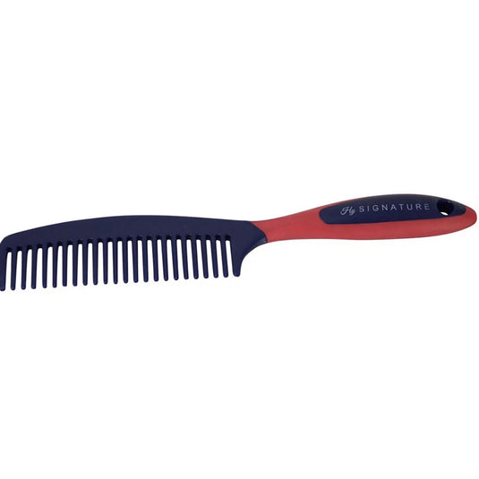 Hy Signature Mane Comb Navy/Red
