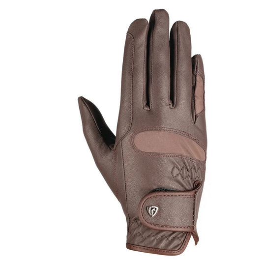 Hy Equestrian Lightweight Riding Gloves Child Brown