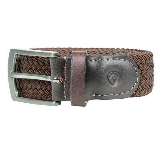 Hy Equestrian Woven Elastic Belt Child Brown