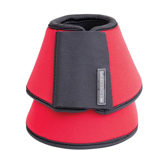 Hy Equestrian Neoprene Over Reach Boots Red