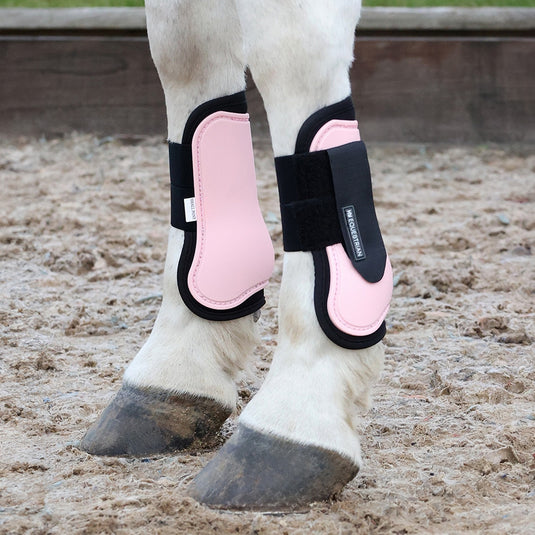 Hy Equestrian Neoprene Over Reach Boots Pink