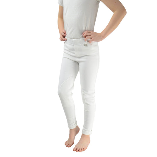 Hy Equestrian Milligan Jodhpurs Child White