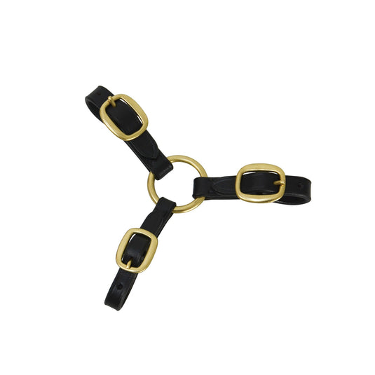 Hy Equestrian Three Way Leather Coupling