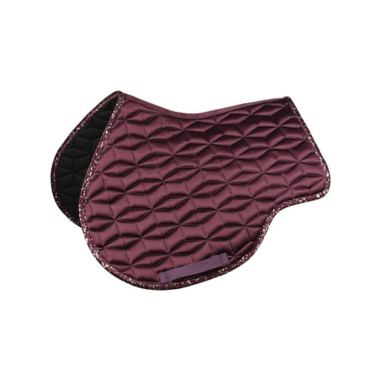 Hy Equestrian Enchanted Collection Saddle Pad Plum/R Gold