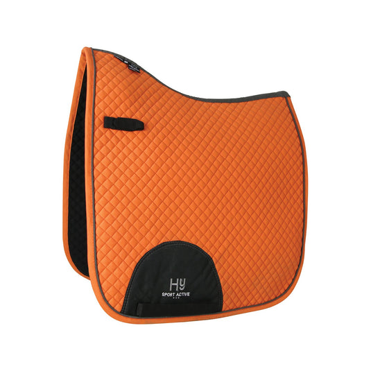 Hy Sport Active Dressage Saddle Pad Terracotta Orange