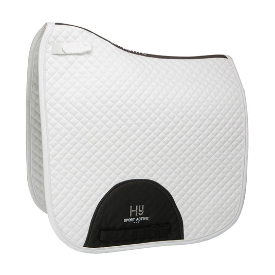 Hy Sport Active Dressage Saddle Pad White