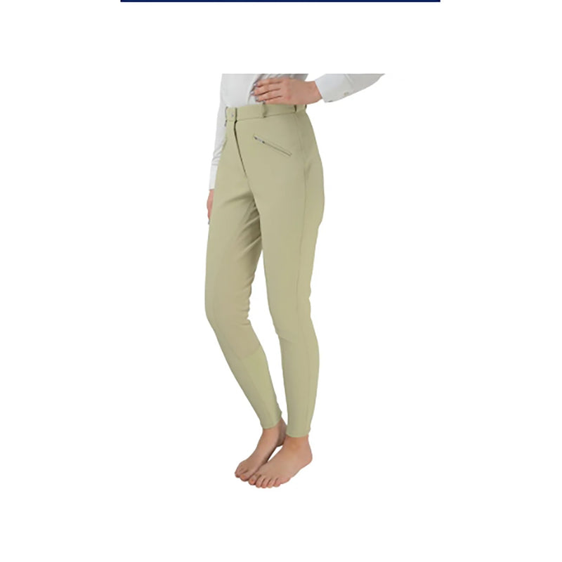Load image into Gallery viewer, Hy Equestrian Softshell Winter Ladies Breeches Beige
