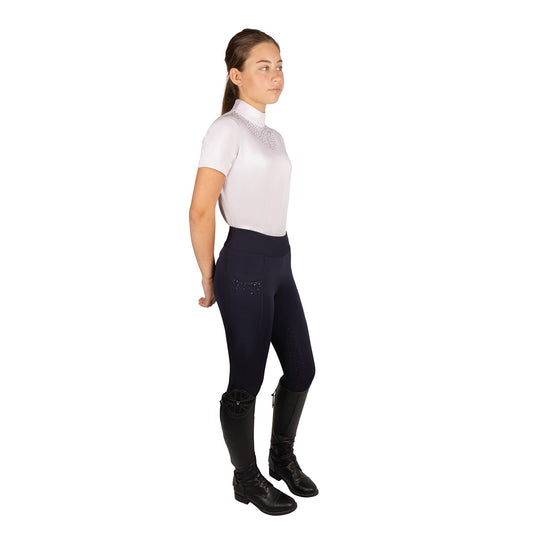 Hy Equestrian Children's Roka Regal Riding Tights Navy
