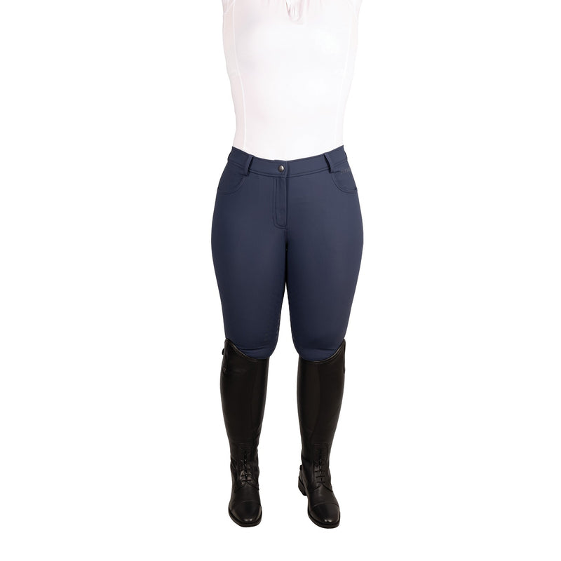 Load image into Gallery viewer, Hy Equestrian Elevate Orakham Reeches Midnight Blue
