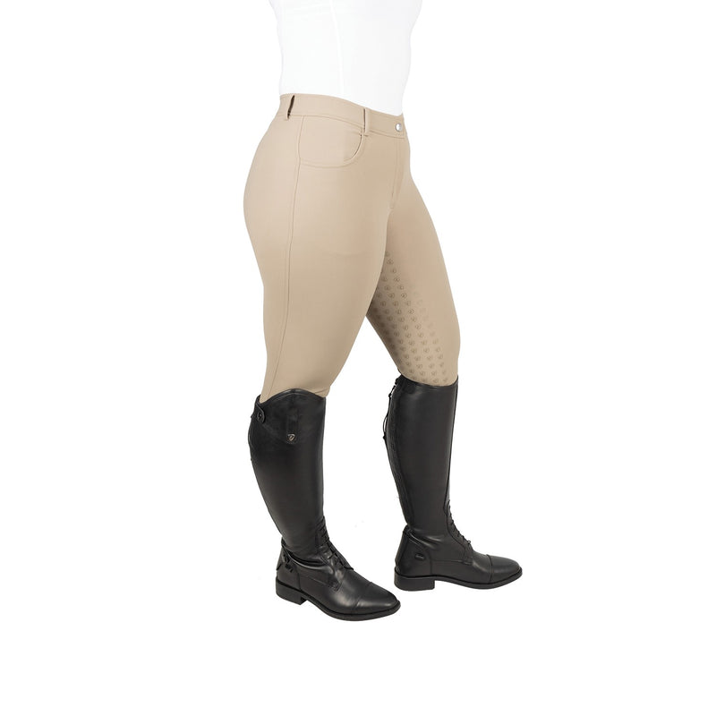 Load image into Gallery viewer, Hy Equestrian Elevate Orakham Akham Breeches Taupe

