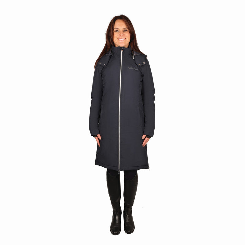 Load image into Gallery viewer, Hy Equestrian Elevate Guard Waterproof Coat Navy
